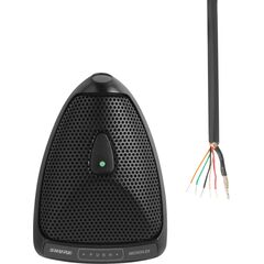 Настольный микрофон MX392BE/O Microflex® Boundary, Вывод кабеля: Выход снизу, Капсюль: Всенаправленный