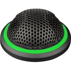 Врезной низкопрофильный микрофон MX395B/BI-LED, Black, Индикатор статуса: Двухцветный, Разъем: 5 Pin Xlr, Капсюль:  Двунаправленный, Цвет: Black