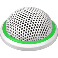 Врезной низкопрофильный микрофон MX395W/O-LED, White, Индикатор статуса: Двухцветный, Разъем: 5 Pin Xlr, Капсюль: Всенаправленный, Цвет: White