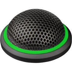 Врезной низкопрофильный микрофон MX395B/O-LED, Black, Индикатор статуса: Двухцветный, Разъем: 5 Pin Xlr, Капсюль: Всенаправленный, Цвет: Black