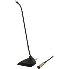 Микрофон Microflex® MX418D/N, Переключатель отключения звука: Да, Индикатор статуса: Нет, Предусилитель входит в комплект: Да, Вывод кабеля: Снизу, Настольное крепление:  Встроено, Капсюль: Нет