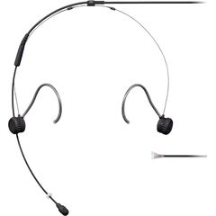 Головной микрофон TH53B/O-NC, Black, Разъем: Открытые концы кабеля, Цвет: Black