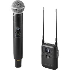 Портативная беспроводная система SLXD25 с ручным передатчиком SM58®, Диапазон частот: G59: 470–514 МГц