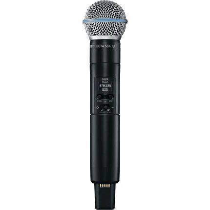 SHURE | Ручной передатчик SLXD2 с капсюлем микрофона Beta 58A