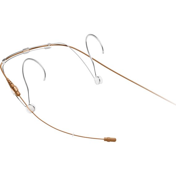 Субминиатюрный всенаправленный конденсаторный головной микрофон DH5C/O-LM3, разъём Lemo3, Cocoa, Разъем:  Lemo3, Цвет: Cocoa