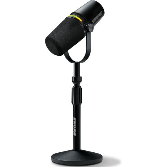 Микрофон для подкаста MV7+-K-BNDL, Black, с подставкой для рабочего стола, Тип подставки: Для рабочего стола, Цвет: Black
