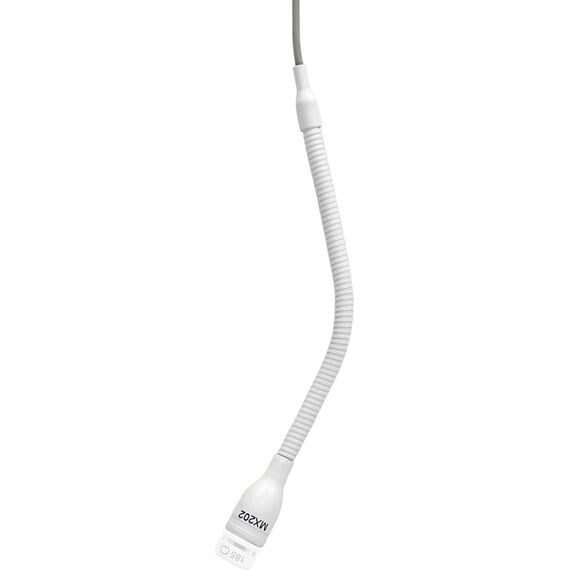 Миниатюрный театрально-хоровой подвесной микрофон без капсюля MX202WP-A/N White, Сменный картридж: Нет, Вид: Конденсаторный театрально-хоровой микрофон , Предусилитель входит в комплект: Да, Разъем: Винтовые клеммы, Поверхностный монтаж: Нет, Цвет: White