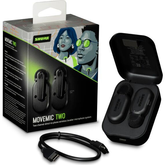 Двухканальные беспроводные петличные микрофоны MV-TWO-Z6, изображение 6