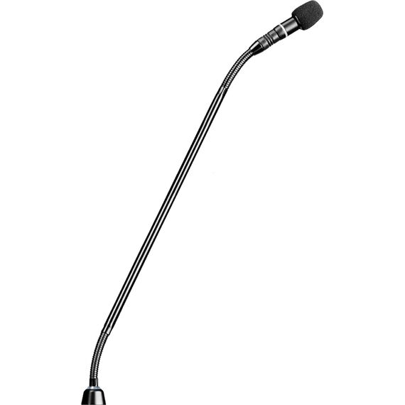 Микрофон Microflex® MX415 на гусиной шее, 38,1 см, разъём 6-Pin Modular Connector, Black, Крепление на поверхность: Mx400smp , Индикатор статуса: Световое кольцо, Предусилитель входит в комплект: Нет, Настольное крепление: Mx400dp, Разъем: 6-Pin Modular Connector, Капсюль: Суперкардиоидный, Цвет: Black
