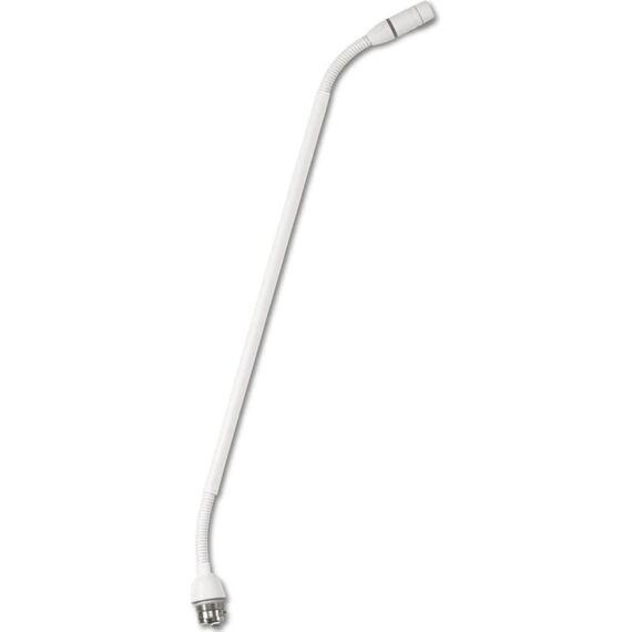 Микрофон Microflex® MX415 c двумя гибкими секциями на гусиной шее, 38,1 см, разъём 6-Pin Modular Connector, White, Крепление на поверхность: Нет, Индикатор статуса: Световое кольцо, Предусилитель входит в комплект: Нет, Настольное крепление: Нет, Разъем: 6-Pin Modular Connector, Капсюль: Нет, Цвет: White