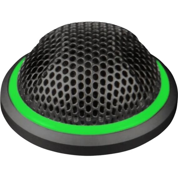 Низкопрофильный врезной конденсаторный микрофон с индикатором MX395B/BI-LED, 5 Pin Xlr, Black, Индикатор статуса: Двухцветный, Разъем: 5 Pin Xlr, Капсюль:  Двунаправленный, Цвет: Black