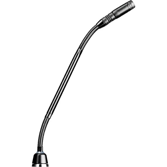 Микрофон Microflex® MX410 на гусиной шее 25,4 см, 6-Pin Modular Connector, Black, Крепление на поверхность: Mx400smp , Индикатор статуса: Световое кольцо, Предусилитель входит в комплект: Нет, Настольное крепление: Mx400dp, Разъем: 6-Pin Modular Connector, Капсюль: Суперкардиоидный, Цвет: Black