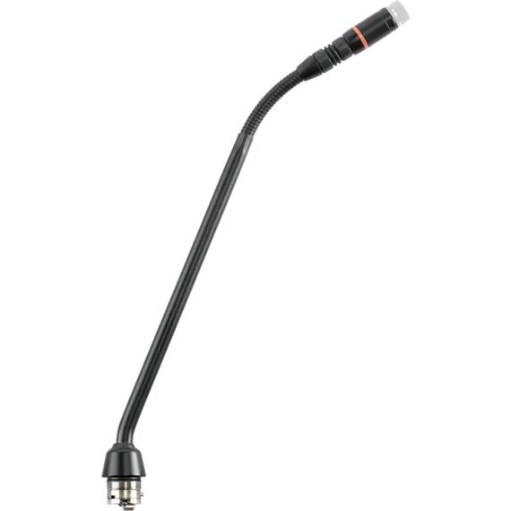 Микрофон Microflex® MX410 на гусиной шее 25,4 см, 6-Pin Modular Connector, Black, Крепление на поверхность: Mx400smp , Индикатор статуса: Световое кольцо, Предусилитель входит в комплект: Нет, Настольное крепление: Mx400dp, Разъем: 6-Pin Modular Connector, Капсюль: Нет, Цвет: Black