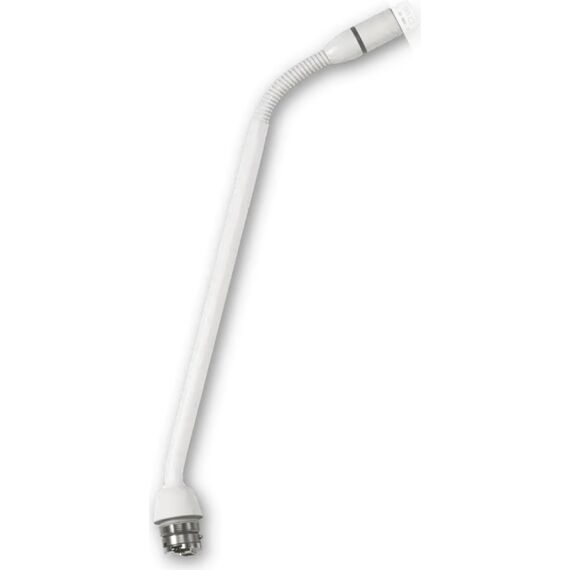 Микрофон Microflex® MX410 на гусиной шее 25,4 см, 6-Pin Modular Connector, White, Крепление на поверхность: Нет, Индикатор статуса: Световое кольцо, Предусилитель входит в комплект: Нет, Настольное крепление: Нет, Разъем: 6-Pin Modular Connector, Капсюль: Нет, Цвет: White
