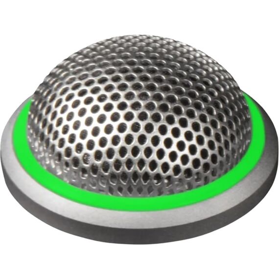 Низкопрофильный врезной конденсаторный микрофон с индикатором MX395AL/O-LED, 5 Pin Xlr, Silver, Индикатор статуса: Двухцветный, Разъем: 5 Pin Xlr, Капсюль: Всенаправленный, Цвет:  Silver