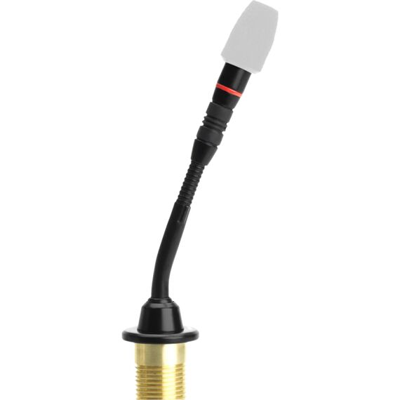 Микрофон Microflex® MX405 на гусиной шее, 12,7 см c предусилителем,5 Pin Xlr, Black, Крепление на поверхность: Mx400smp , Индикатор статуса: Световое кольцо, Предусилитель входит в комплект: Да, Настольное крепление:  Встроено, Разъем: 5 Pin Xlr, Капсюль: Нет, Цвет: Black