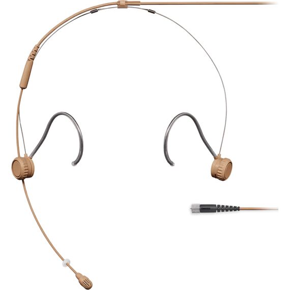 Субминиатюрный головной микрофон TwinPlex TH53C/O-MDOT, Cocoa, Разъем: Mdot, Цвет: Cocoa