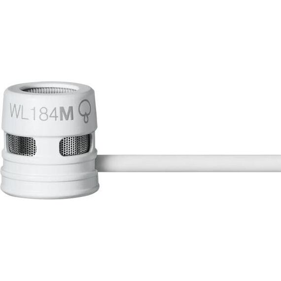Низкопрофильный суперкардиоидный петличный микрофон WL184MW/S-LM3, White, Разъем:  Lemo3, Цвет: White, изображение 2