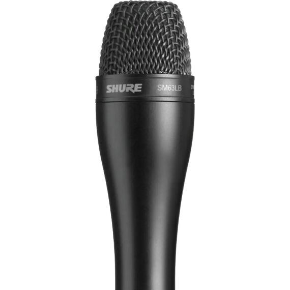 Динамический микрофон SM63LB, с рукояткой 23 см, Black, Длина рукоятки: 23 см, Цвет: Black