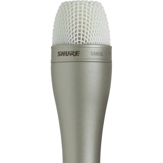 Динамический микрофон SM63L-X, с рукояткой 23 см, Champagne, Длина рукоятки: 23 см, Цвет: Champagne