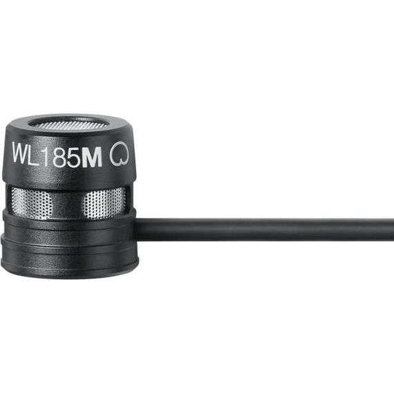 Низкопрофильный кардиоидный петличный микрофон WL185MB/C-LM3, Black, Разъем:  Lemo3, Цвет: Black, изображение 2