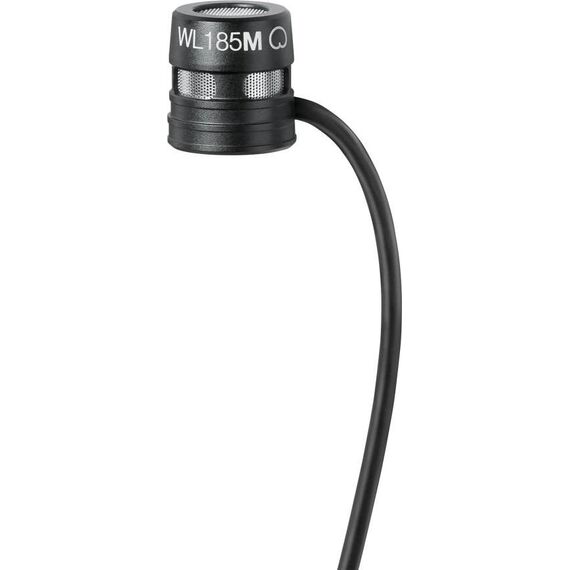 Низкопрофильный кардиоидный петличный микрофон WL185MB/C-LM3, Black, Разъем:  Lemo3, Цвет: Black