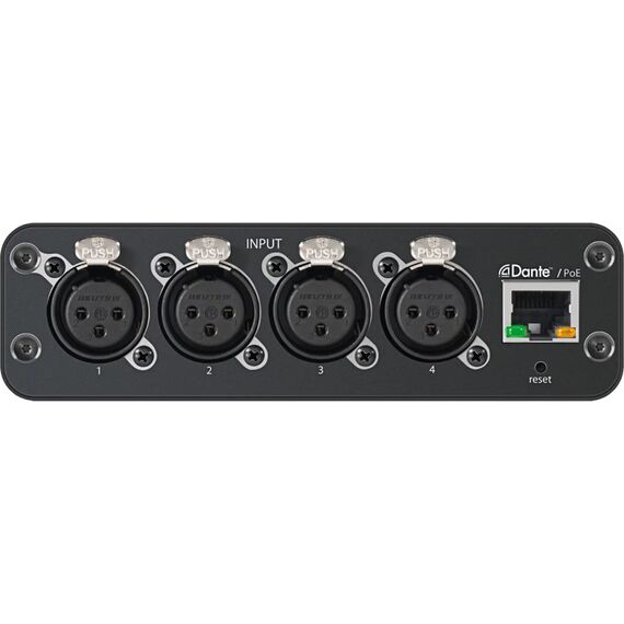 4-канальный сетевой аудио интерфейс ANI4IN-XLR, Разъем:  3 Pin Xlr