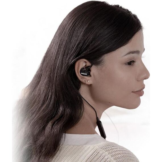 Наушники со звукоизоляцией SE215DYBK+UNI-EFS, Black, Цвет: Black, изображение 4