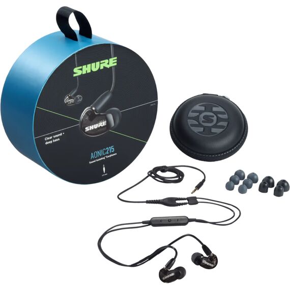 Наушники со звукоизоляцией SE215DYBK+UNI-EFS, Black, Цвет: Black, изображение 3