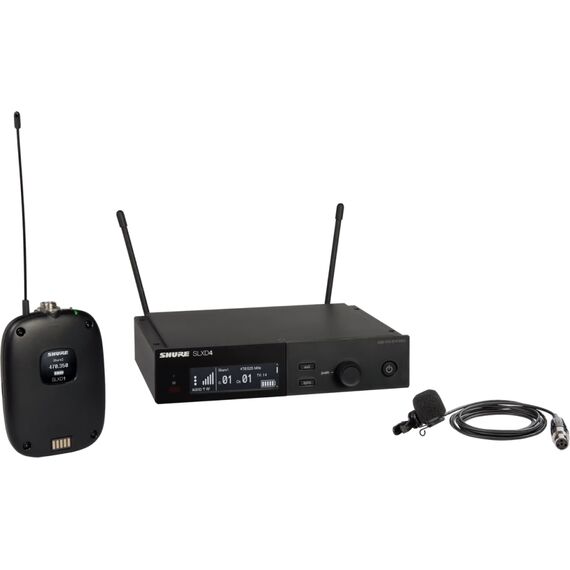 Беспроводная система SLXD14E/85M-G59, Микрофонный капсюль: WL185m, Диапазон частот: G59: 470–514 МГц