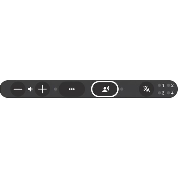 Накладка переводчика для пультов Shure MXC605